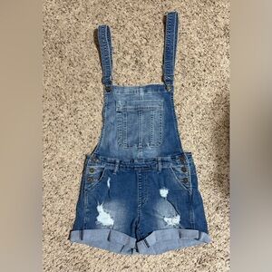 KanCan Dark Blue Denim overalls Small